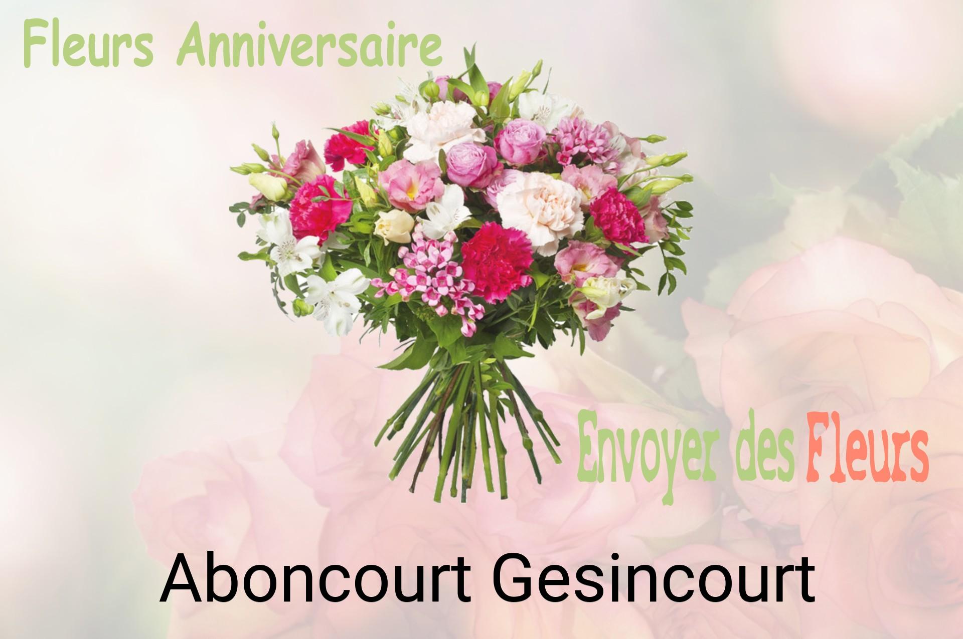Bouquet de fleurs d’anniversaire livré à Aboncourt-Gesincourt