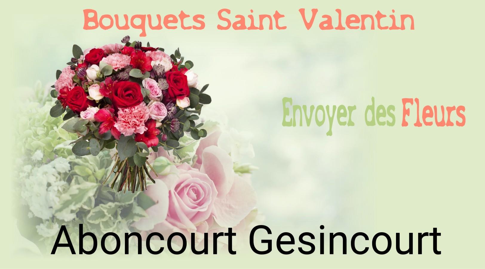 Roses de Saint-Valentin livrées à Aboncourt-Gesincourt